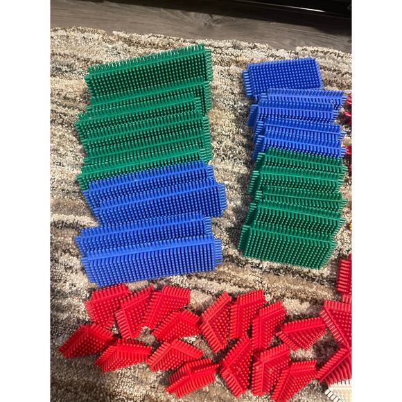 Bristle Blocks Building Assorted LOT 100 Pieces Loose Stem Toys Replacement - Picture 3 of 5